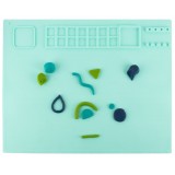 TAPETE MANUALIDADES Y PINTURA SILICONA VERDE