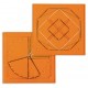 GEOPLANOS SET 6 UDS 15 CMS COLORES