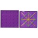 GEOPLANOS SET 6 UDS 15 CMS COLORES