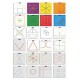 GEOPLANOS SET 6 UDS 15 CMS COLORES