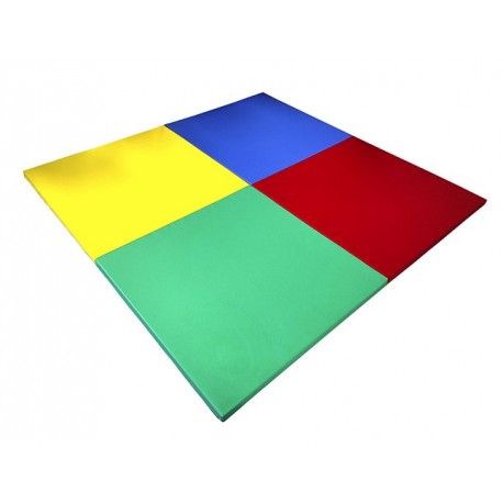 COLCHONETA 4 COLORES PLEGABLE 200X200X4 CMS