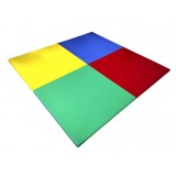 COLCHONETA 4 COLORES PLEGABLE 200X200X4 CMS