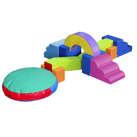 CONJUNTO PSICOMOTRICIDAD FOAM 11 PIEZAS
