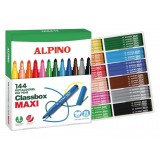 (L) ROTULADOR ALPINO MAXI C/ 144 COLORES SURTIDOS