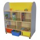 MUEBLE EXPOSITOR LIBROS DOS CARAS 