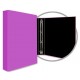 CARPETA FORRADA FOLIO 4 ANILLAS 25MM VIOLETA