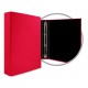 CARPETA FORRADA FOLIO 4 ANILLAS 40MM ROJA