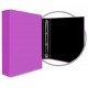 CARPETA FORRADA FOLIO 4 ANILLAS 40MM VIOLETA