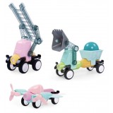 CONSTRUCCION VEHICULOS MAGNETICOS 25 PIEZAS