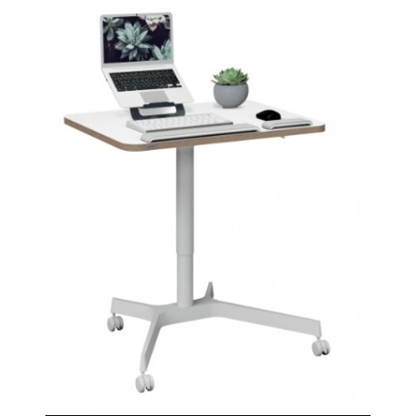 MESA REGULABLE ERGONOMICA CON RUEDAS