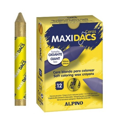 CERAS MAXIDACS UNICOLOR C/12 UDS ORO