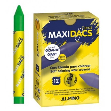 CERAS MAXIDACS UNICOLOR C/12 UDS VERDE CLARO