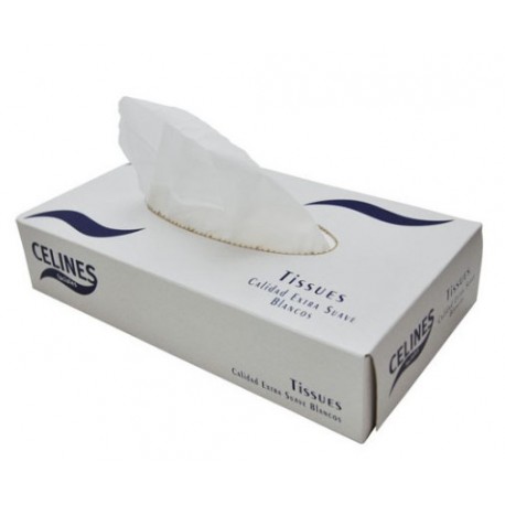 CAJA DE PAÑUELOS TISSUES 100 UDS