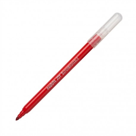 ROTULADOR FINO CARIOCA JOY C/24 ROJO