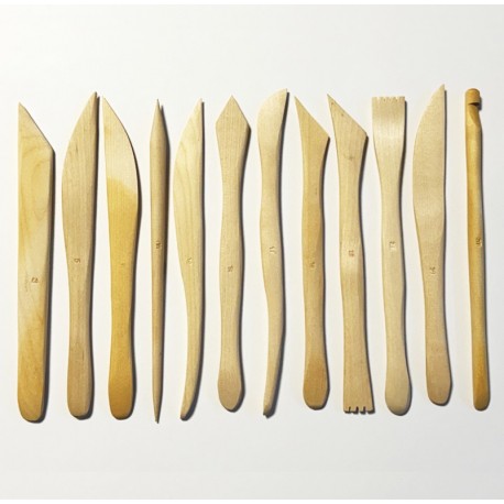 PALILLOS DE MADERA PARA MODELAR B/12 UDS
