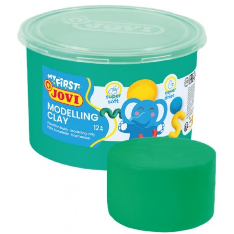 PLASTILINA BABY JOVI BLANDA BOTE 380 GR VERDE
