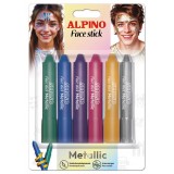MAQUILLAJE ALPINO FACE STICK METALLIC C/6 UDS