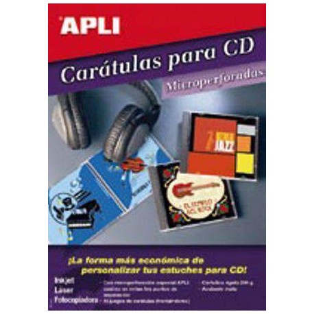 (L) CARATULA CD/DVD APLI 10607 PORTADA Y DORSO 