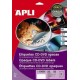 (L) ETIQUETAS APLI 10600 CD/DVD 117 REMOVIBLE