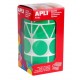 GOMETS APLI XL FIGURAS GEOMETRICAS VERDE 11164