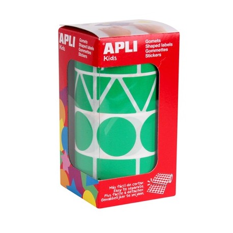 GOMETS APLI XL FIGURAS GEOMETRICAS VERDE 11164