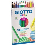 LAPIZ GIOTTO MEGA C/12 COLORES