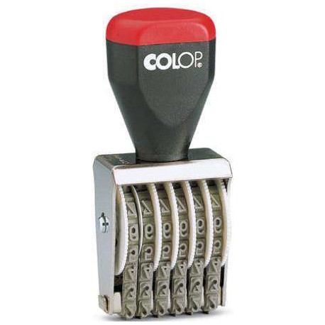 (L) NUMERADOR COLOP 4 MM. ( 6 BANDAS )