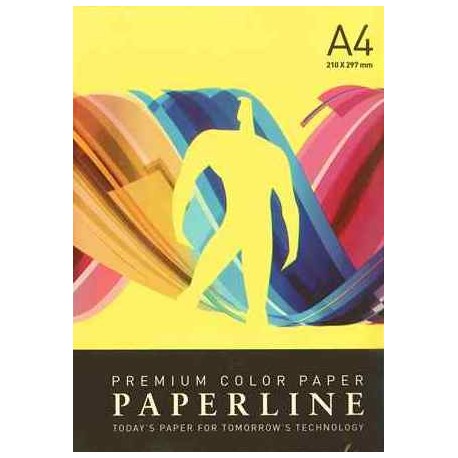 PAPEL COLOR A4 80 GRS. 500 H. AMARILLO INTENSO