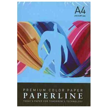 PAPEL COLOR A4 80 GRS. 500 H. AZUL INTENSO