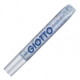 (L) COLA CON PURPURINA GIOTTO 10,5ML PLATA