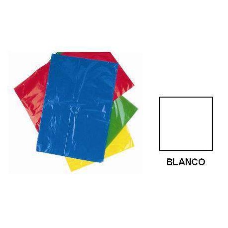 BOLSA DISFRACES PLASTICO 65X90 BLANCA