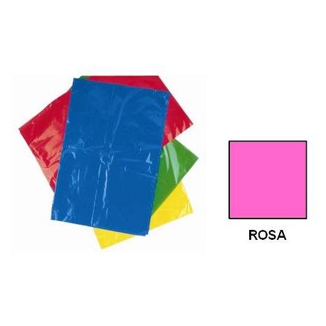 BOLSA DISFRACES PLASTICO 65X90 ROSA