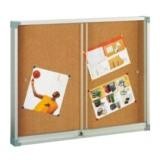 VITRINA ANUNCIOS PUERTAS CRISTAL 90X120