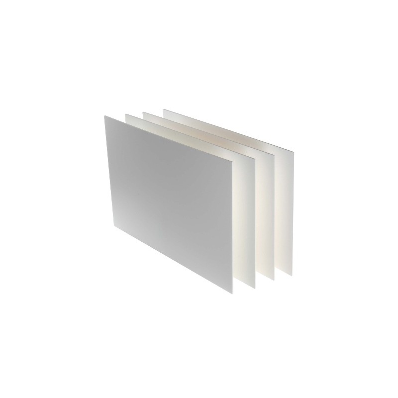 Material Bellas Artes-Encuadernacion-Carton Pluma Blanco ADHESIVO 50x70 5  mm.