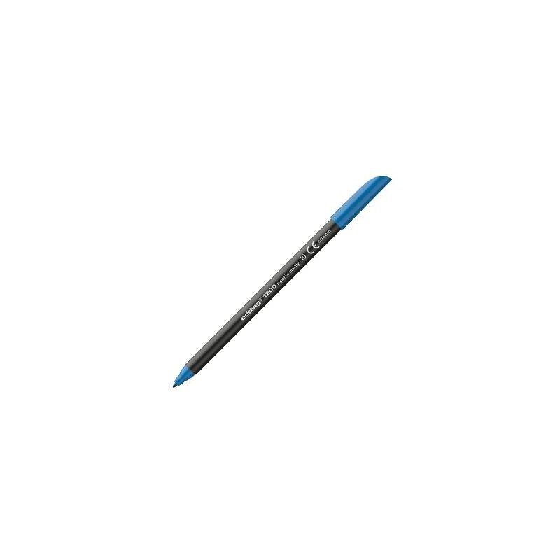 Edding - Rotulador punta fibra 1200 azul claro n.10 (10 unidades)