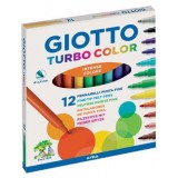 ROTULADOR FINO GIOTTO TURBO COLOR C/12 SURTIDO