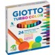 ROTULADOR FINO GIOTTO TURBO COLOR C/24 SURTIDO