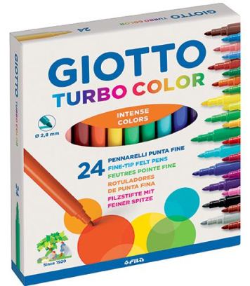 Ofiarea. Rotulador Giotto Turbo Maxi. Caja de 12 colores (649979)
