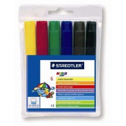 (L) ROTULADOR STAEDTLER NORIS CLUB 340 C/6 COLORES