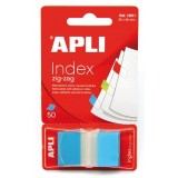 BANDERITAS INDEX APLI 25X45MM 50 UD AZUL