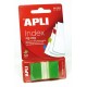 BANDERITAS INDEX APLI 25X45MM 50 UD VERDE