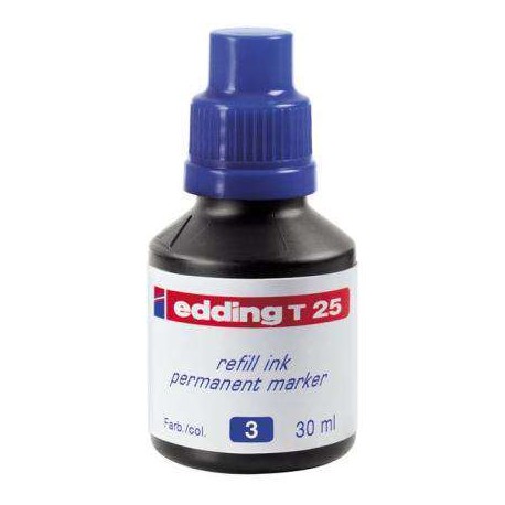 TINTA ROTULADOR PERMANENTE EDDING T25 AZUL