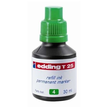 TINTA ROTULADOR PERMANENTE EDDING T25 VERDE