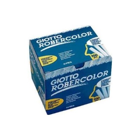 TIZA GIOTTO ROBERCOLOR C/100 BARRAS BLANCA