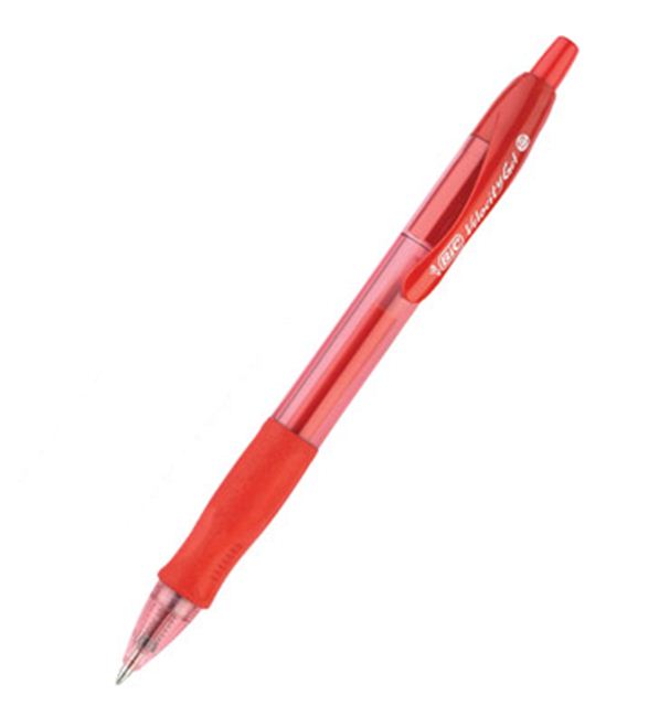 Bic Naranja 8099241 - Bolígrafo de tinta de aceite, punta redonda de 0,8  mm, color rojo