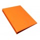 CARPETA PVC FOLIO 4 ANILLAS DE 25 NARANJA