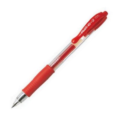 BOLIGRAFO RETRACTIL PILOT G-2 ROJO 