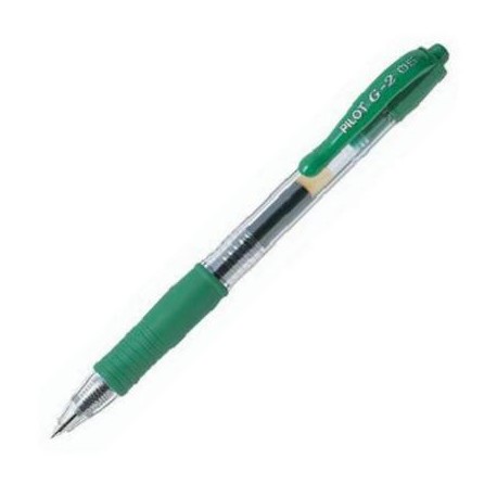 BOLIGRAFO RETRACTIL PILOT G-2 VERDE