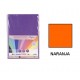 GOMA EVA ADHESIVA 20X30 CMS 1 UND NARANJA