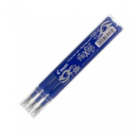 RECAMBIO PILOT FRIXION BALL AZUL BOLSA 3 UDS.